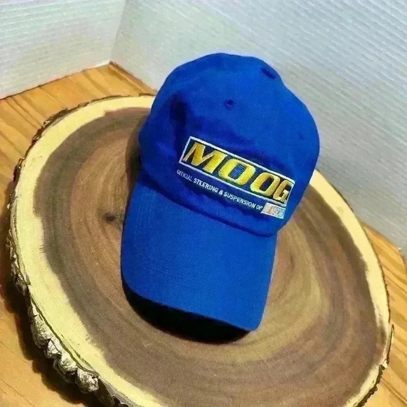 MOOG Blue Hat Cap Adjustable Federal-Mogul Motorsports - Picture 2 of 6